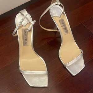 Silver heels